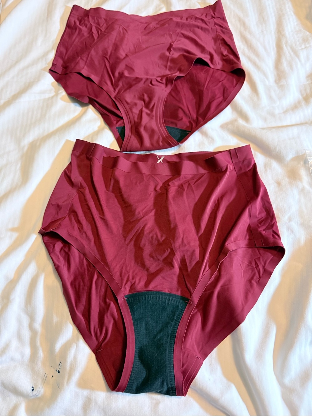 KNIX Burgandy Seamless High-Waist Briefs